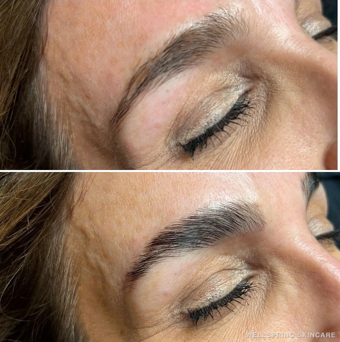 Before and after: Brow & lash treatments