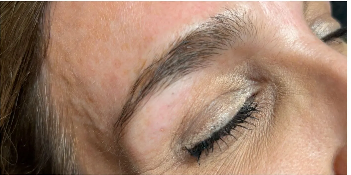 Before: After Brow & lash treatments