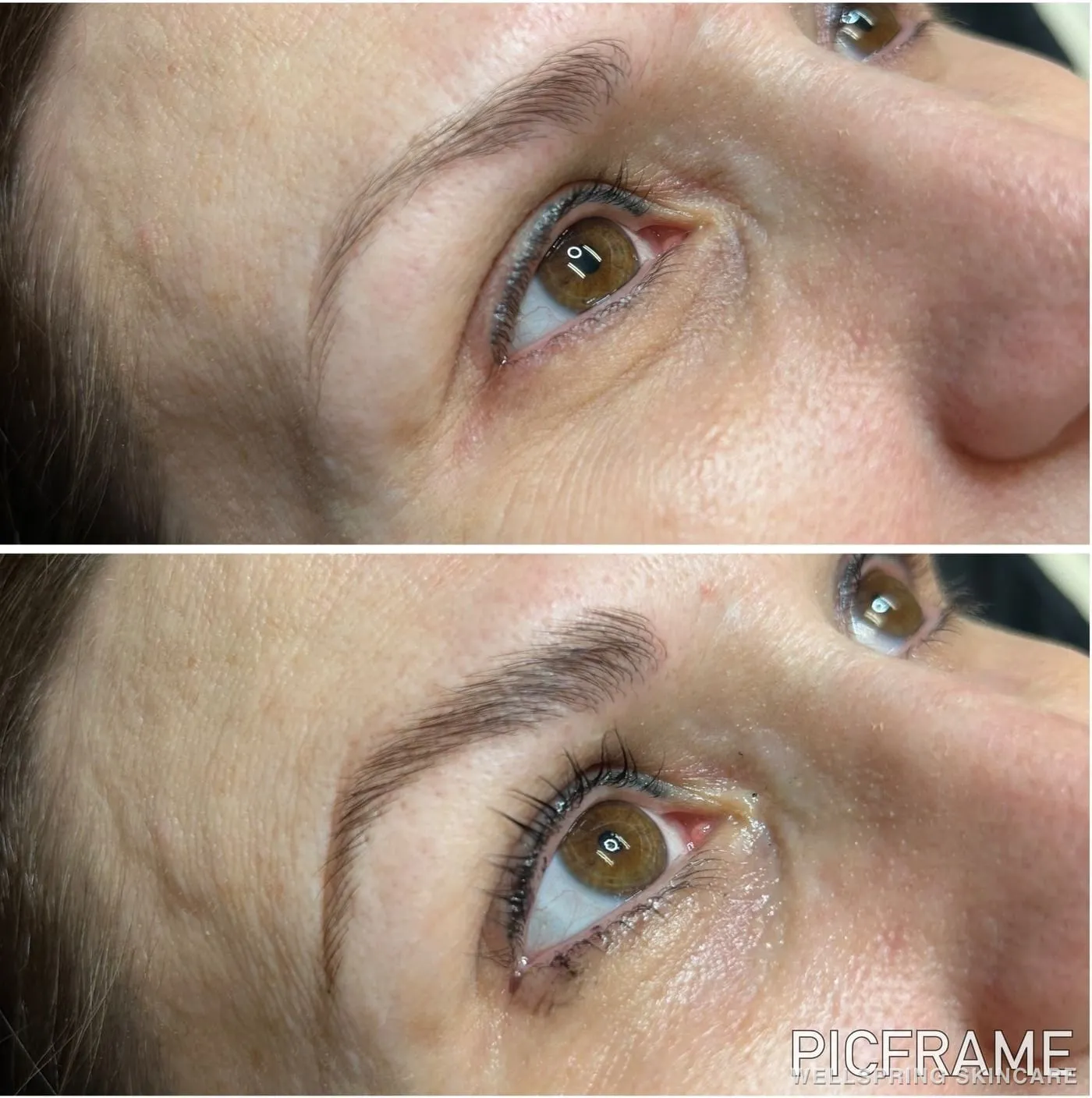 Before and after: Brow & lash treatments