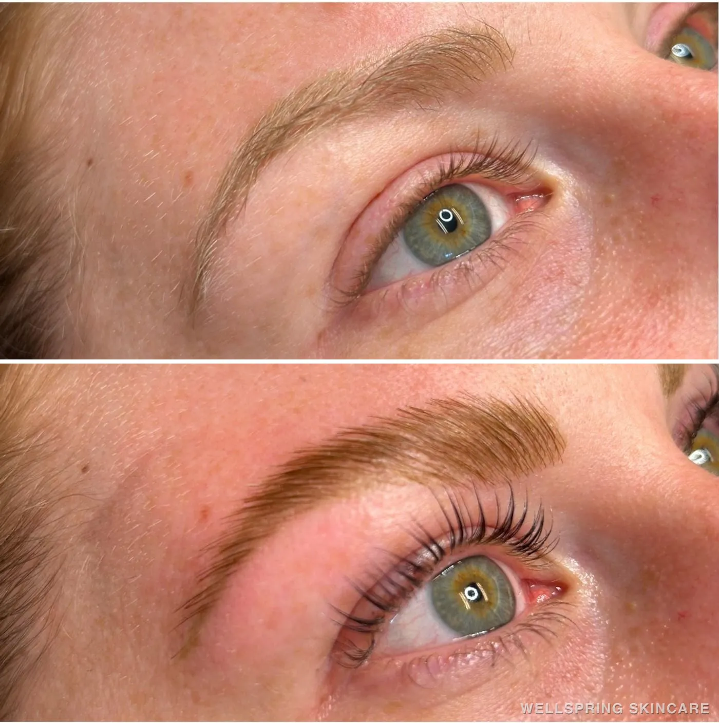 Before and after: Brow & lash treatments