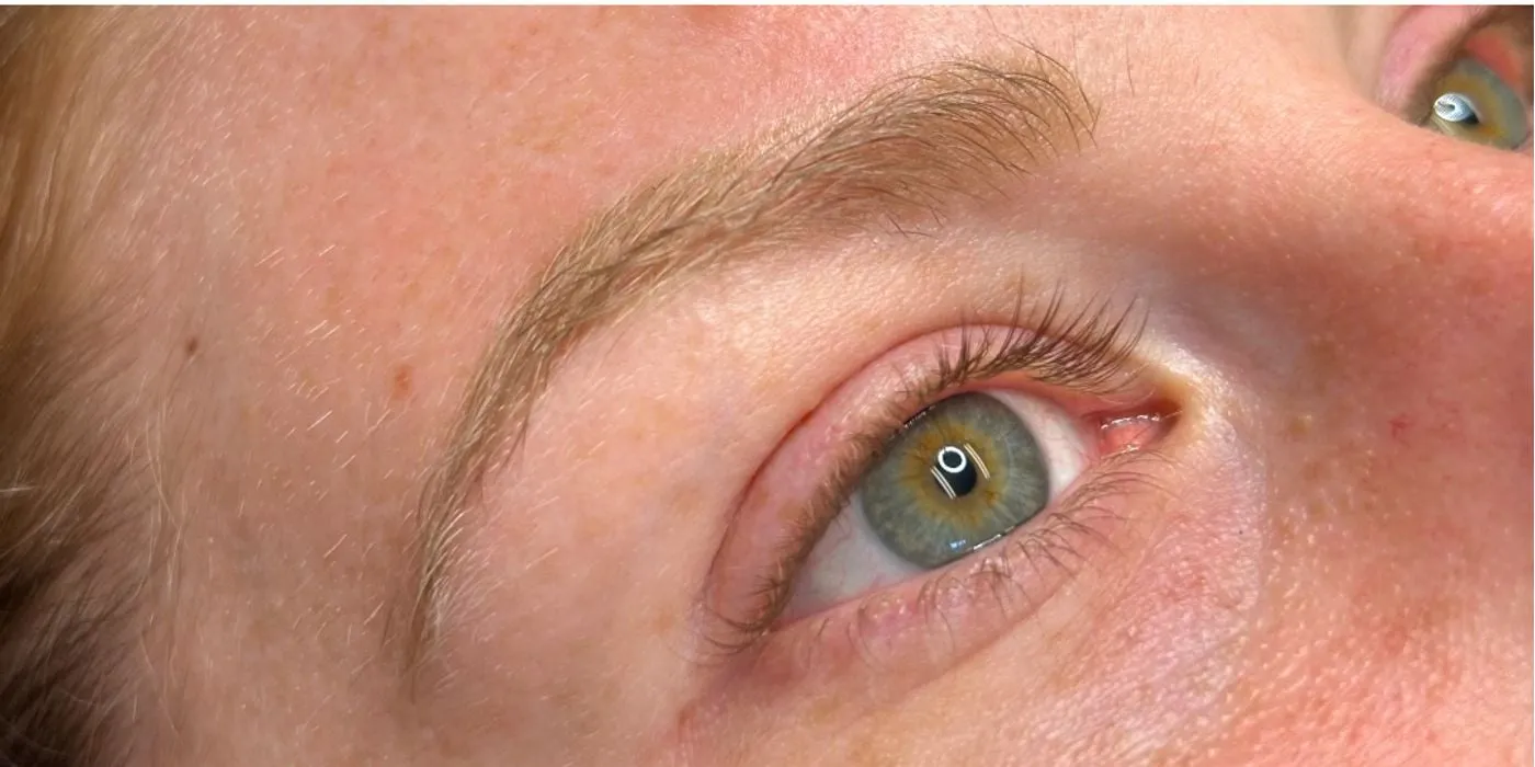 Before: After Brow & lash treatments